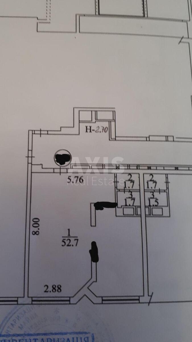 Office vul. Oleny Pchilky 5, 56m2608412