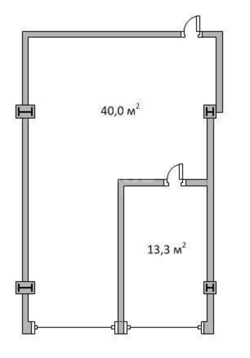 Office vul. Henerala Almazova 18/7, 53m2623251