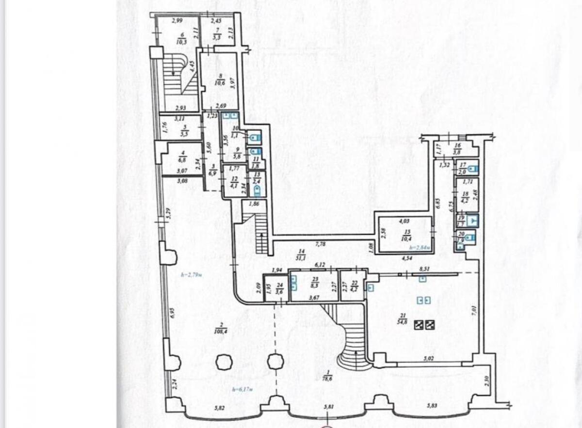 Trade object vul. Antonovycha 72, 880m20