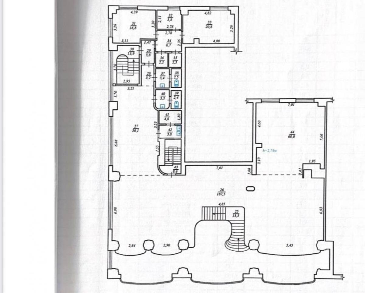 Trade object vul. Antonovycha 72, 880m21