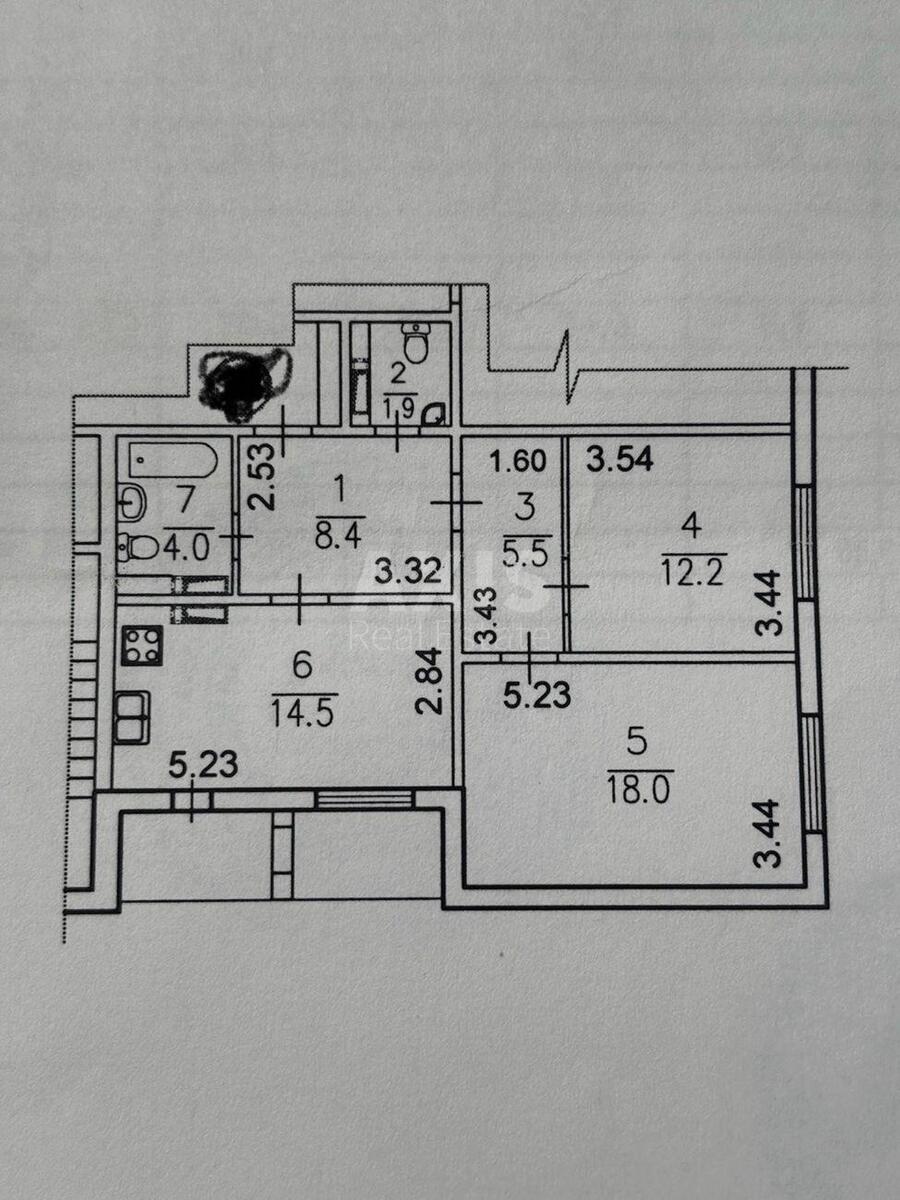 2k apartment vul. Zakrevs'kogo Mykoly 101Б6024911