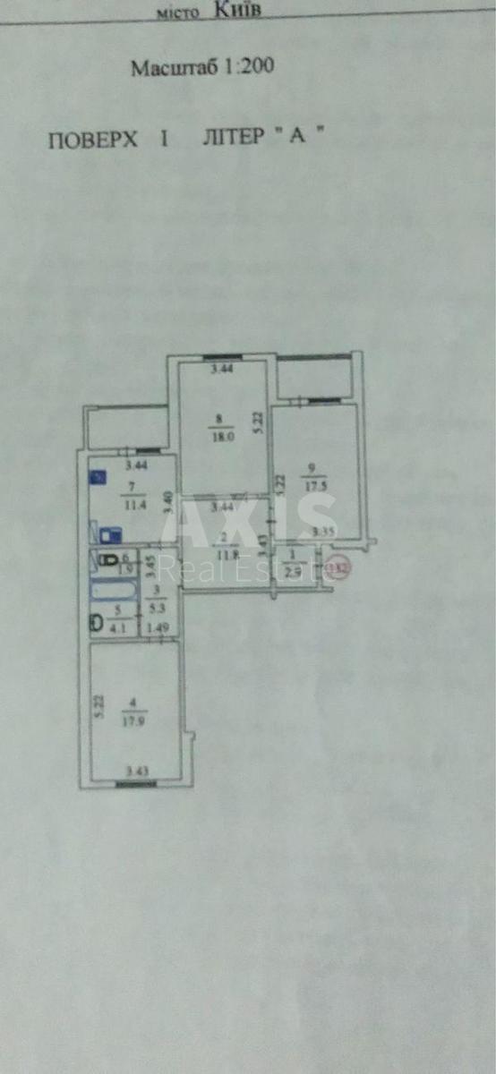 3k apartment vul. Zakrevs'kogo Mykoly 9910