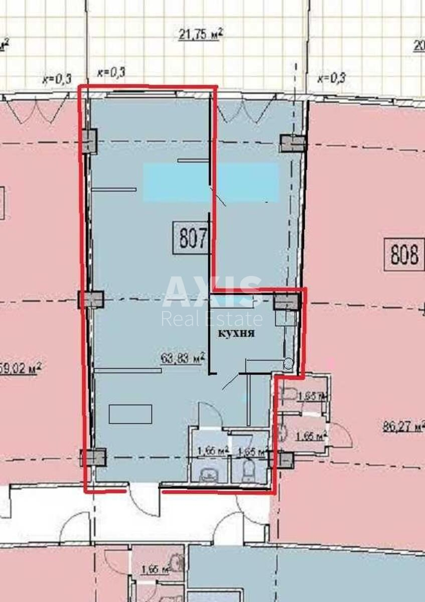 Office vul. Kostjantynivs'ka 75, 55m25560511