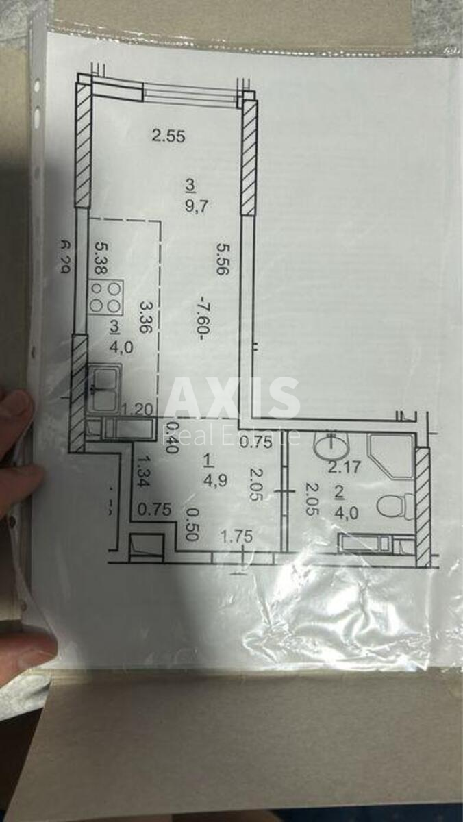 1k apartment vul. Bulgakova 22
