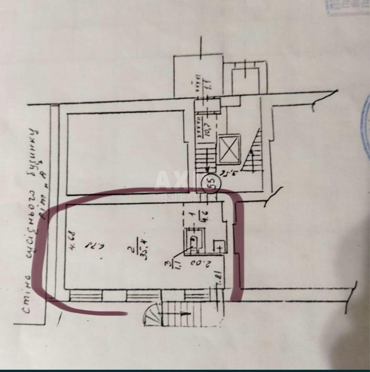 Trade object vul. Lavrs'ka 4, 42m2618957