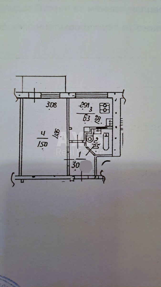1k apartment vul. Miljutenka 11Б7