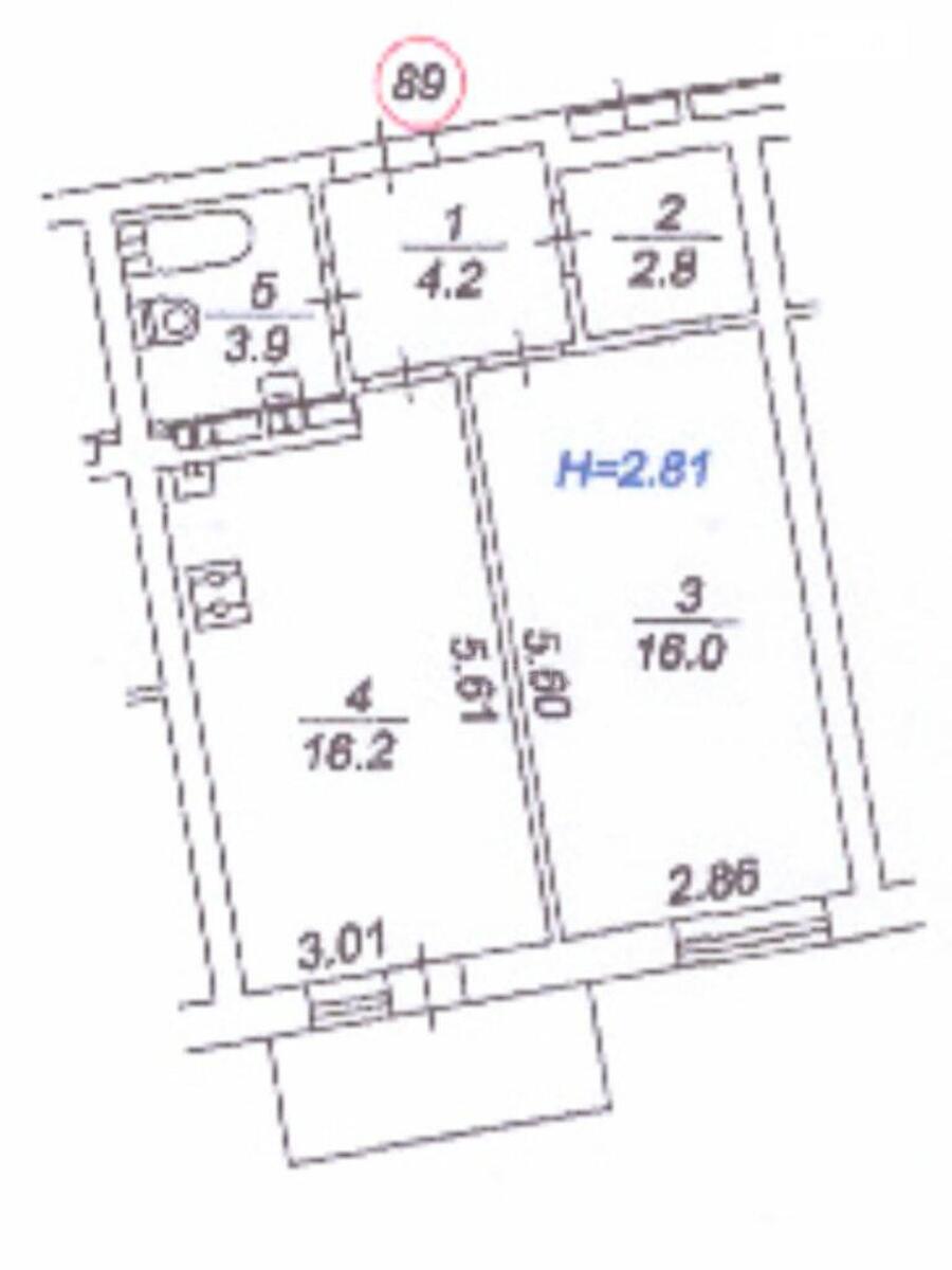 1k apartment vul. Myloslavs'ka 585697012