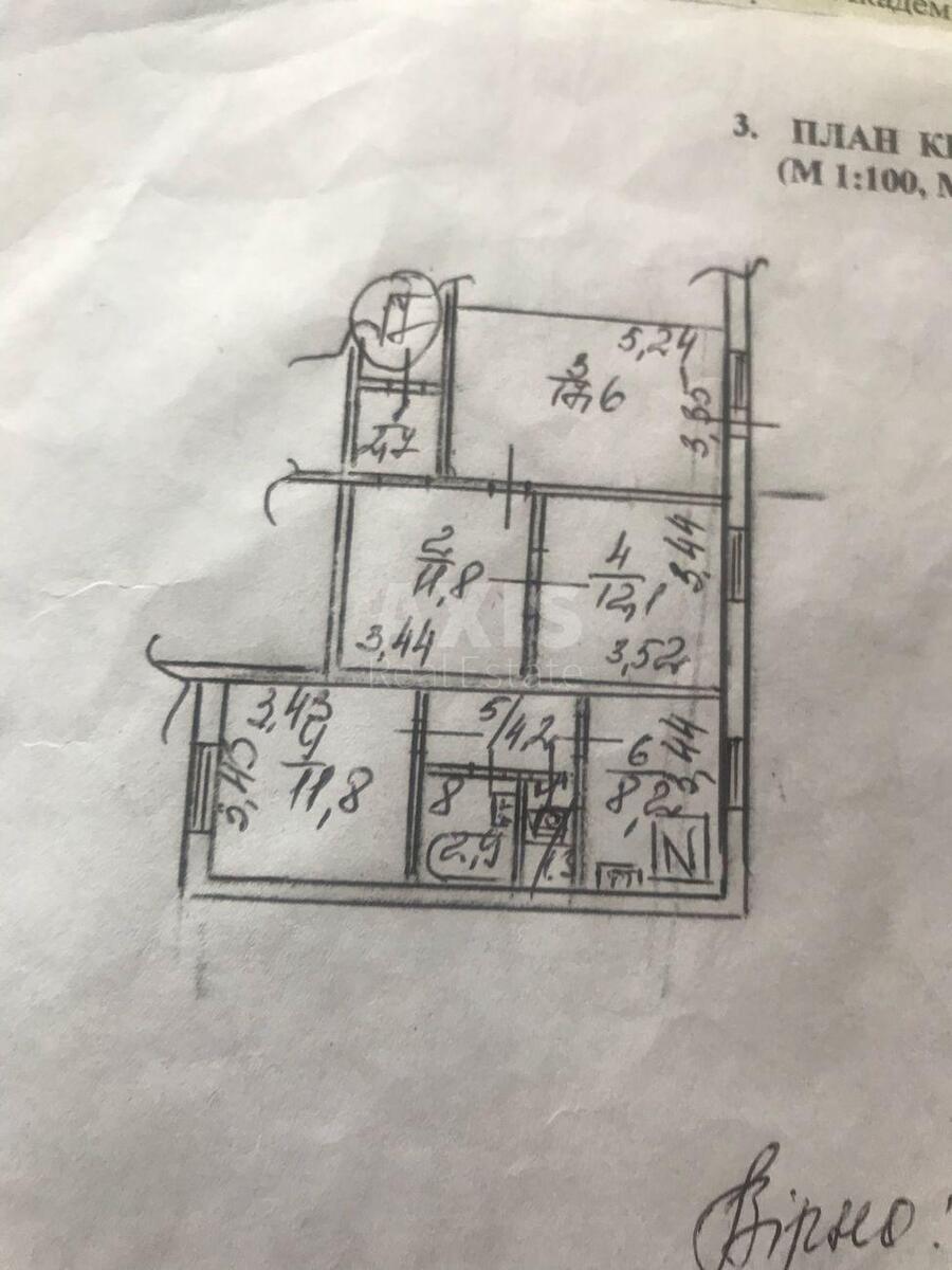 3к квартира ул. Чернобыльская 24/25621166