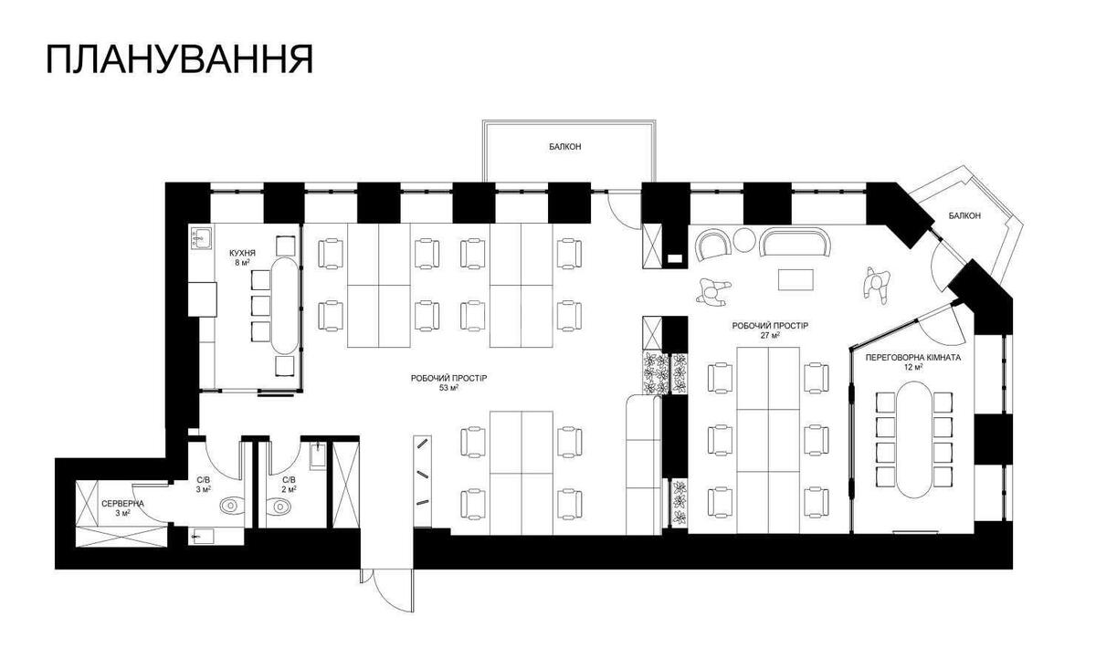 Office vul. Velyka Vasyl'kivs'ka 43, 115m213