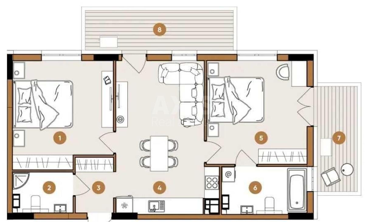 2к квартира ул. Олеговская 36626931