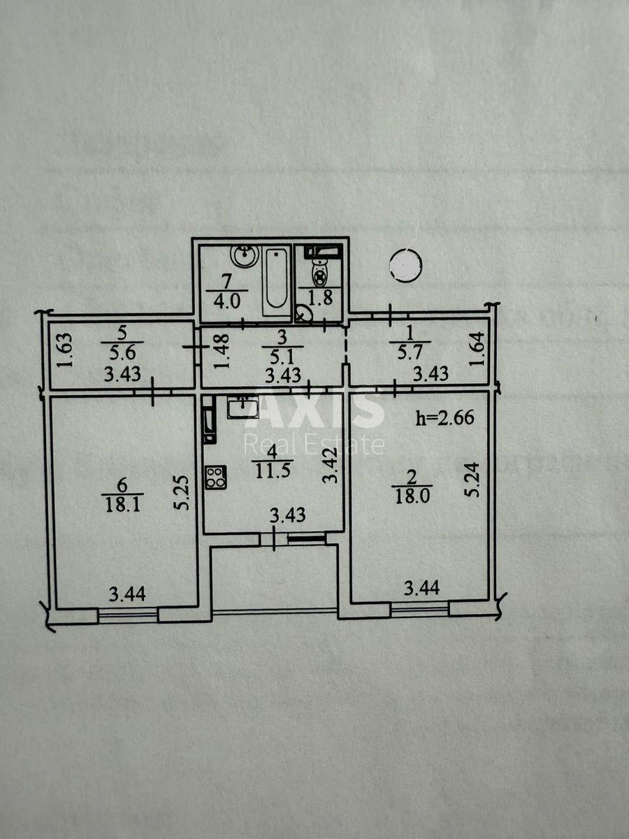 2к квартира пер. Ясиноватский 115805315