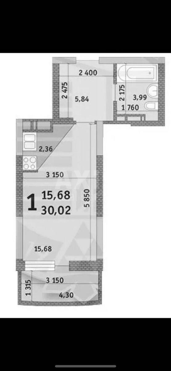 1k apartment shose Harkivs'ke 188580838