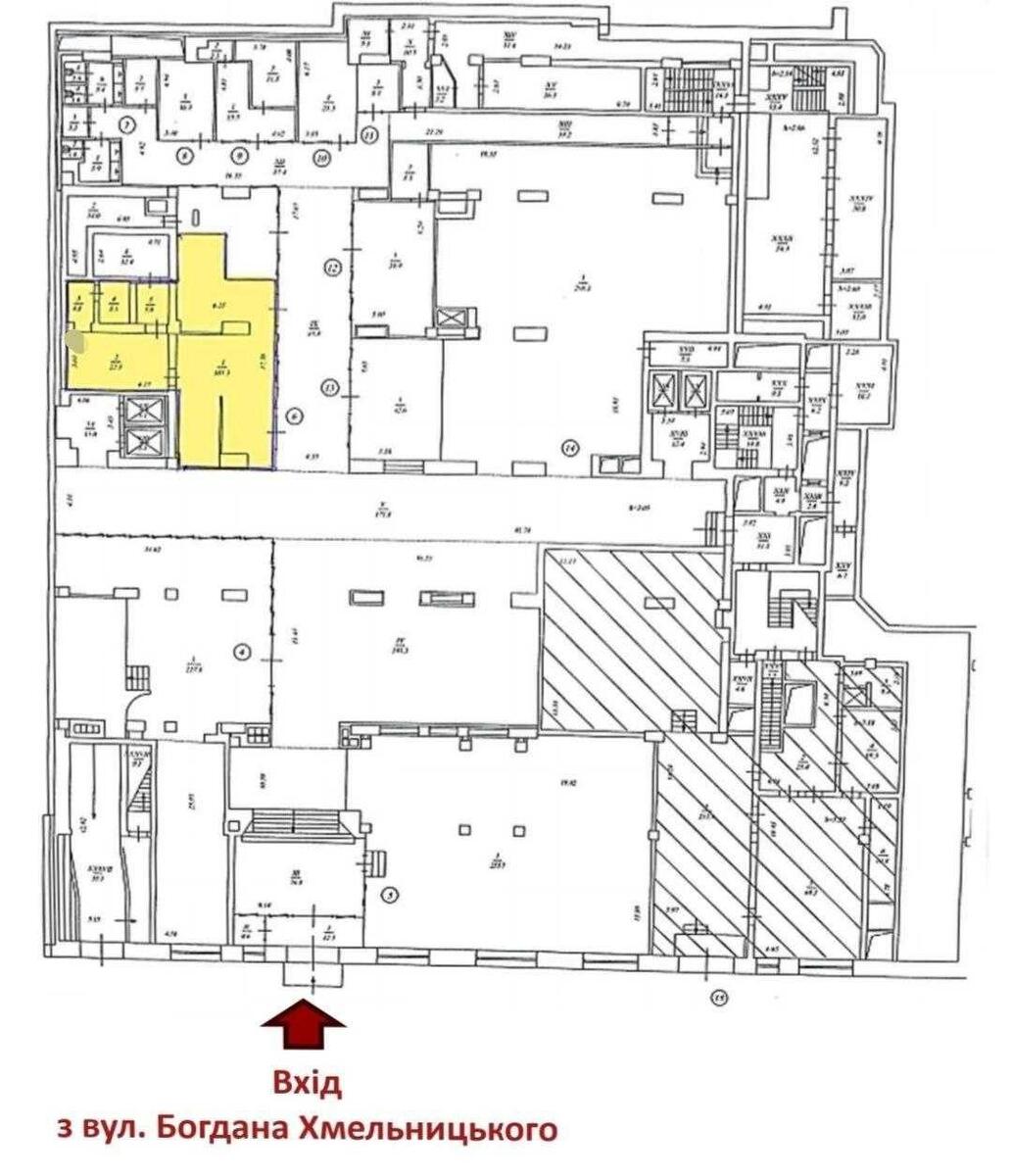 Office vul. Hmel'nyc'kogo Bogdana 19/21, 140m24