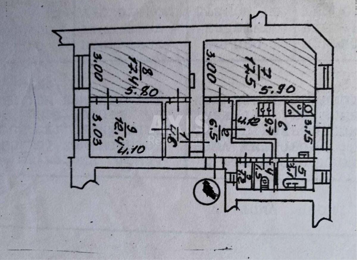 3k apartment vul. Pochajnyns'ka 230