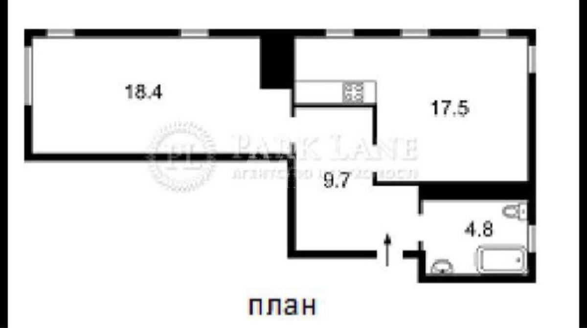 1k apartment shose Zaliznychne 45А0