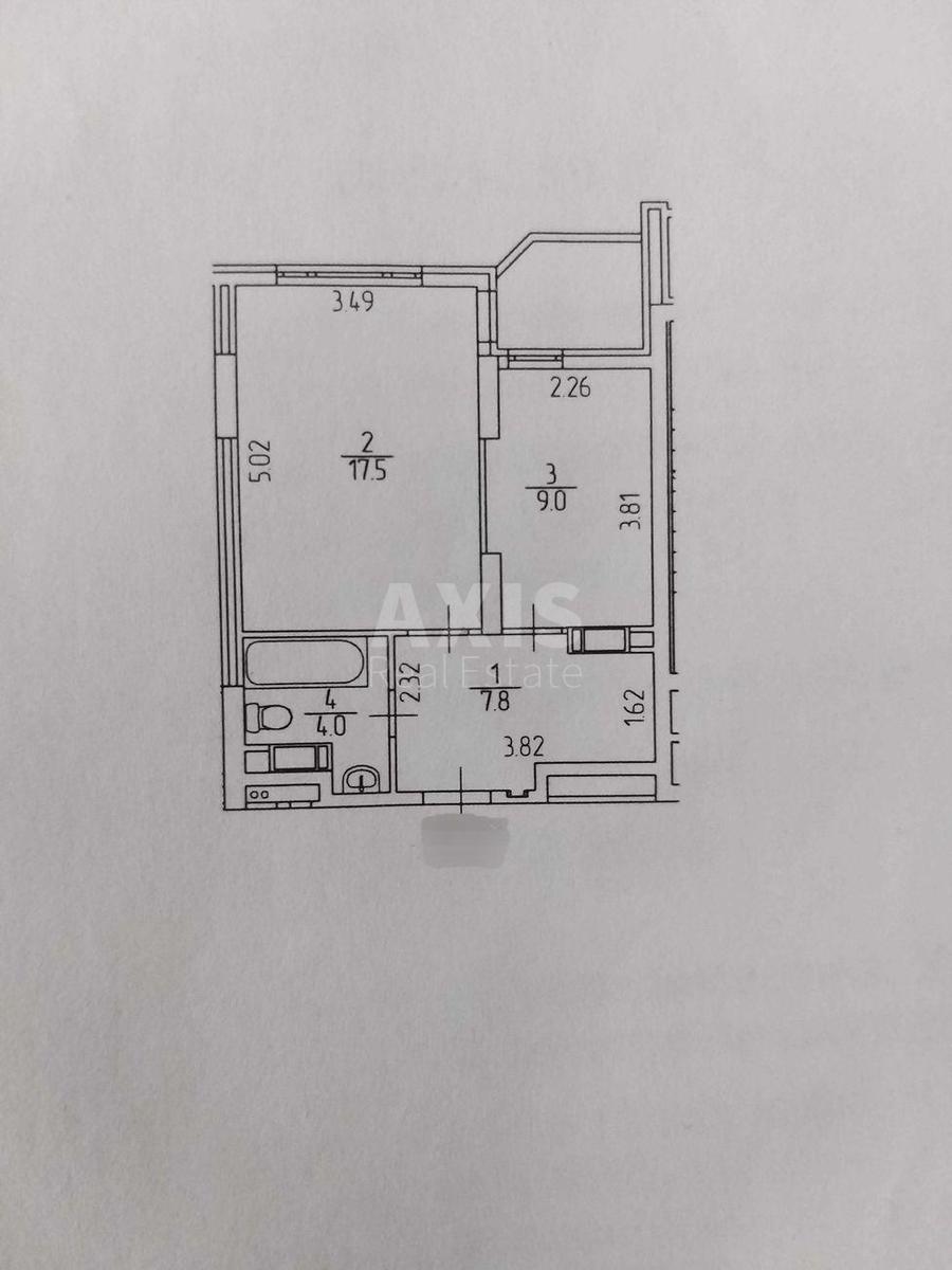 1k apartment vul. Zakrevs'kogo Mykoly 42А5