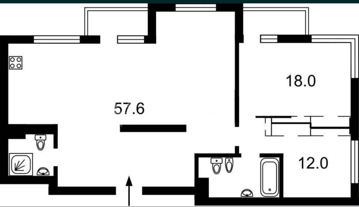 3k apartment vul. Predslavyns'ka 405983114