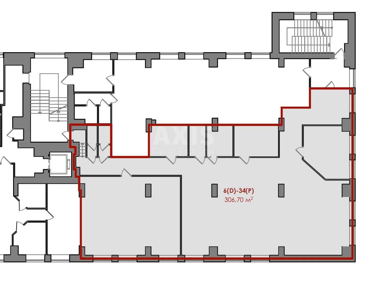 Office vul. Pymonenka Mykoly 13, 344m28