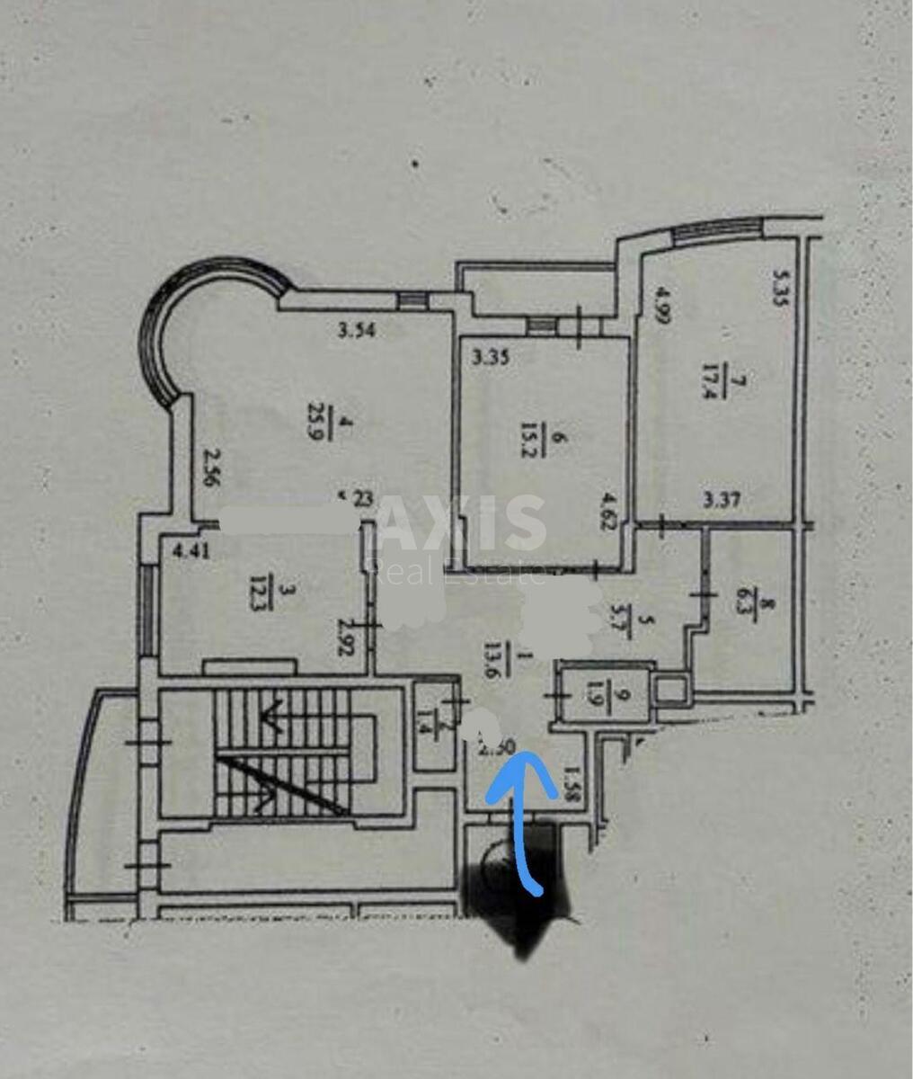 3k apartment vul. Pushynoi' Feodory 1916