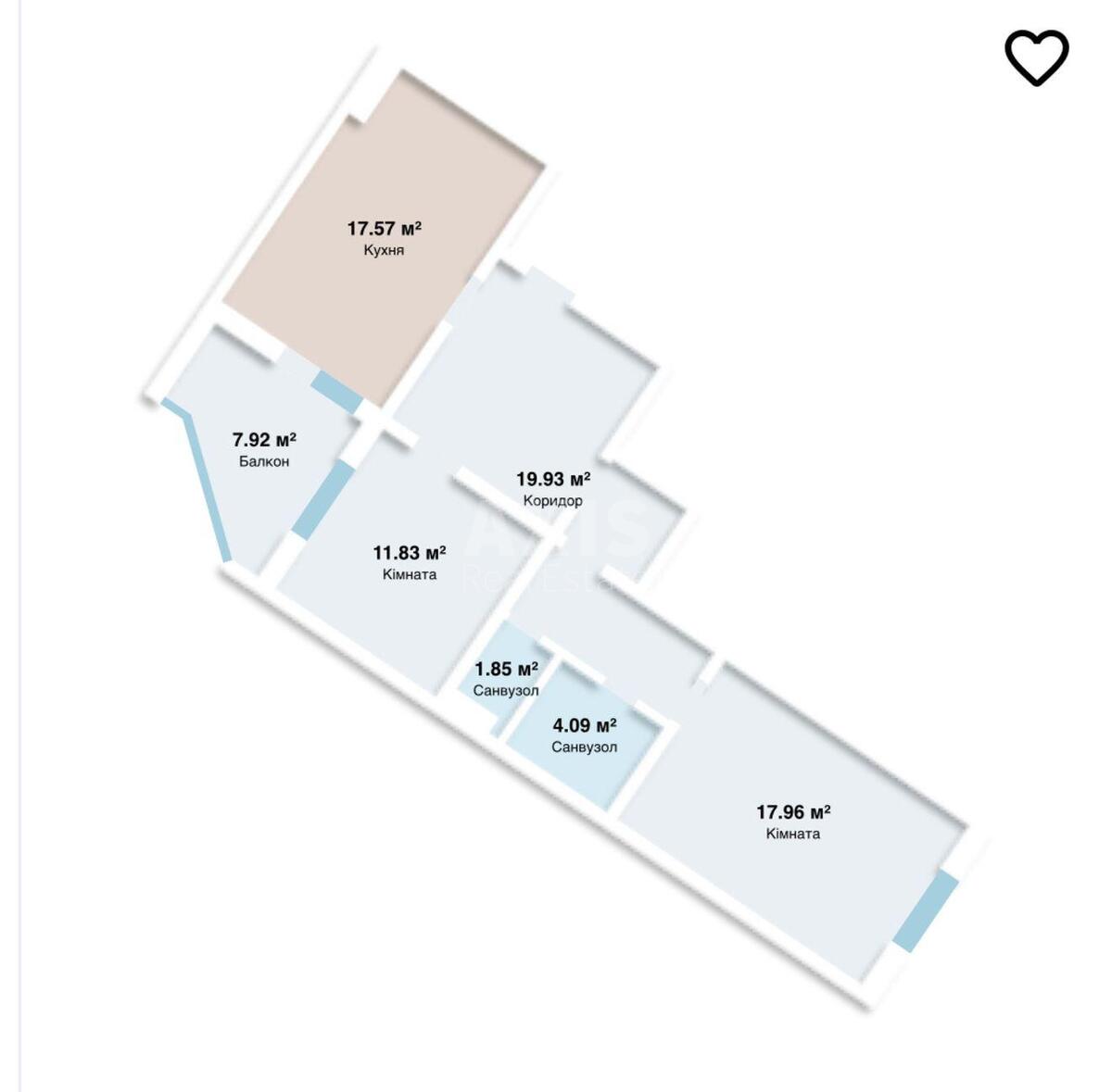 2k apartment vul. Elektrotehnichna 431