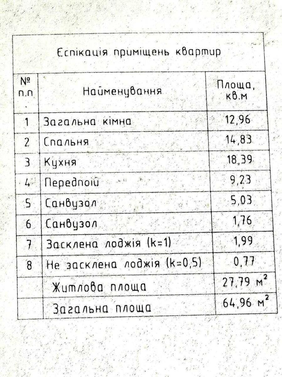 2k apartment vul. Kanal'na 8566444
