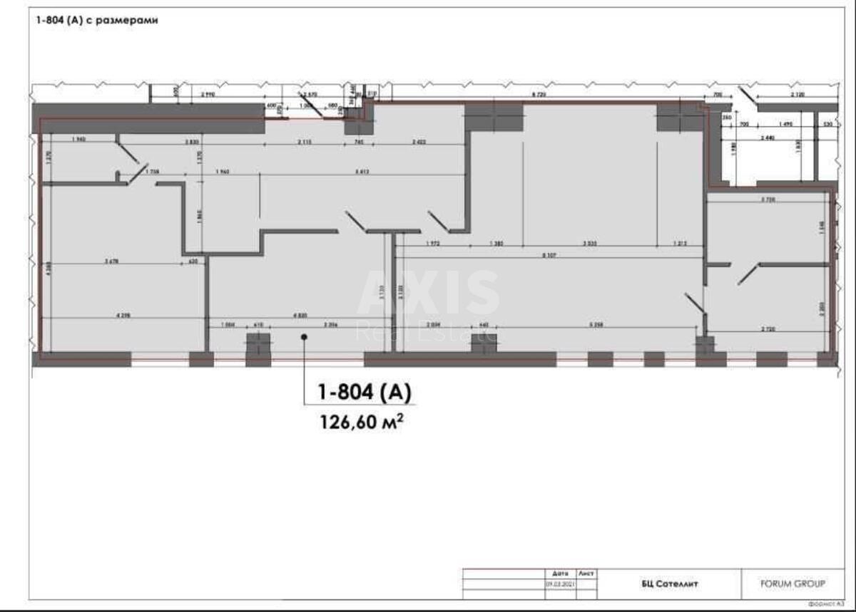 Office vul. Geroi'v Kosmosu 4, 126m2597418