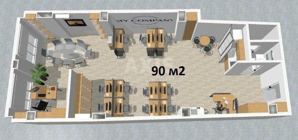 Office vul. Kostjantynivs'ka 75, 90m24