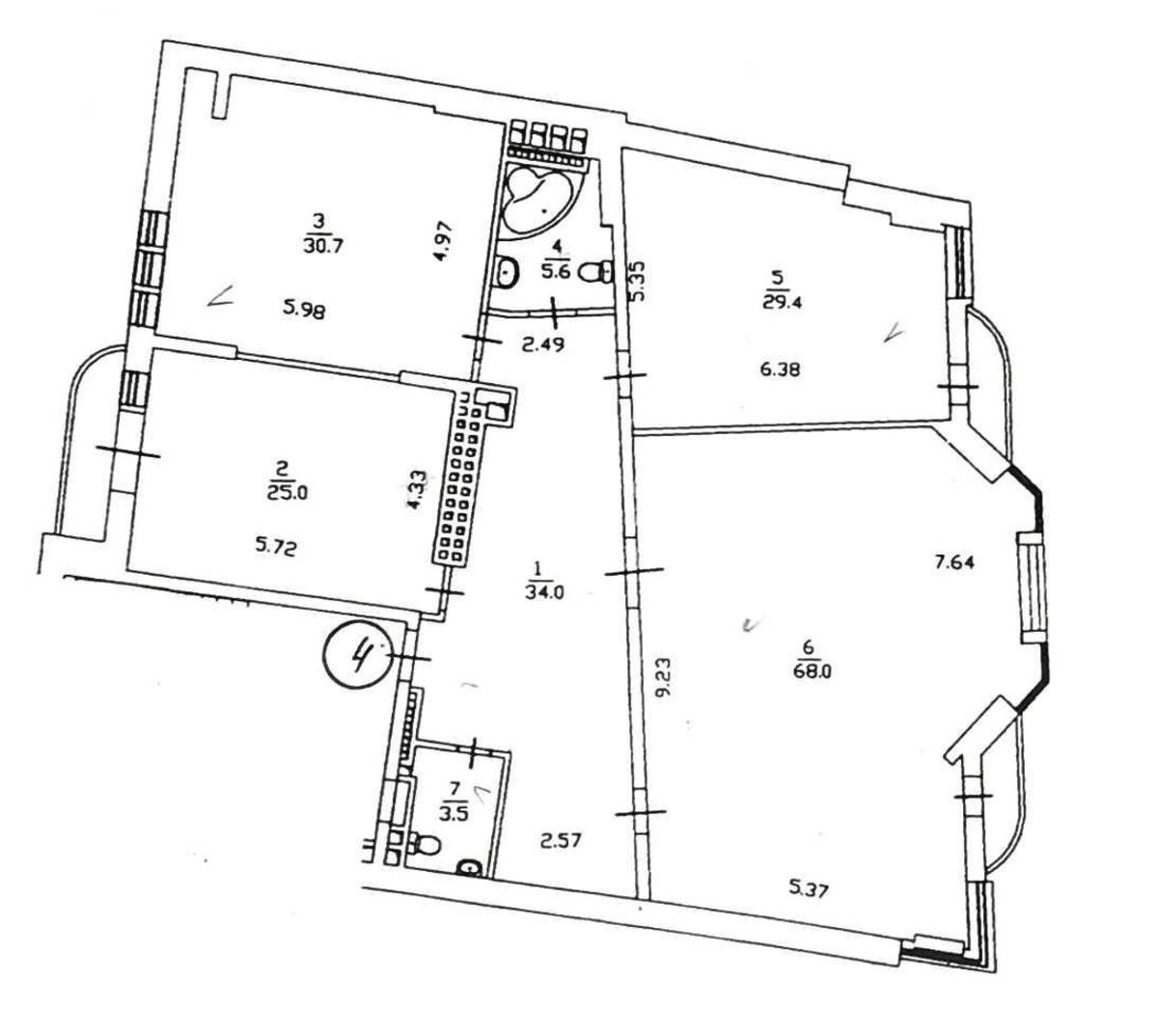 Офис спуск Крутой 7, 232м2455973