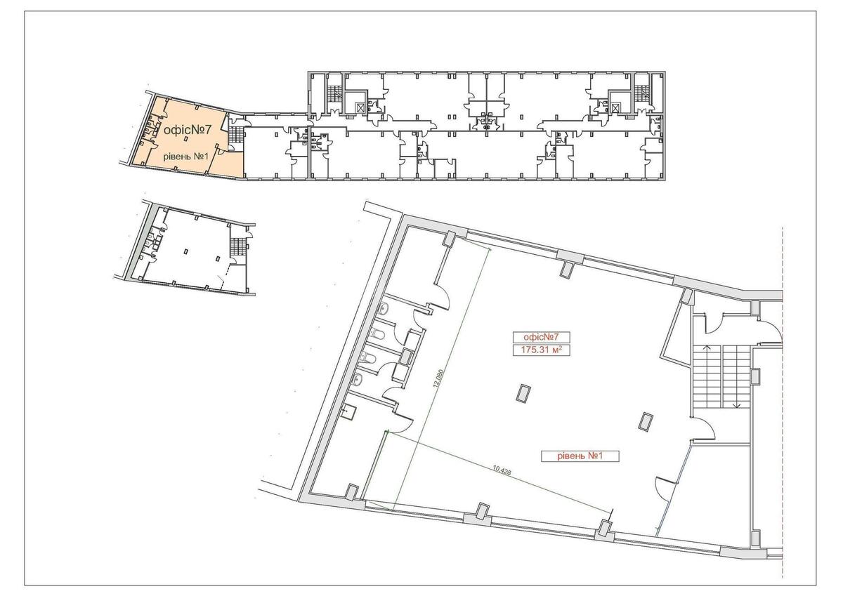 Office vul. Glybochyc'ka 14, 192m2594611