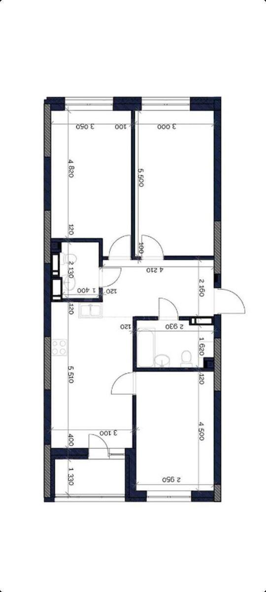 3k apartment vul. Sim'i' Kul'zhenkiv 226