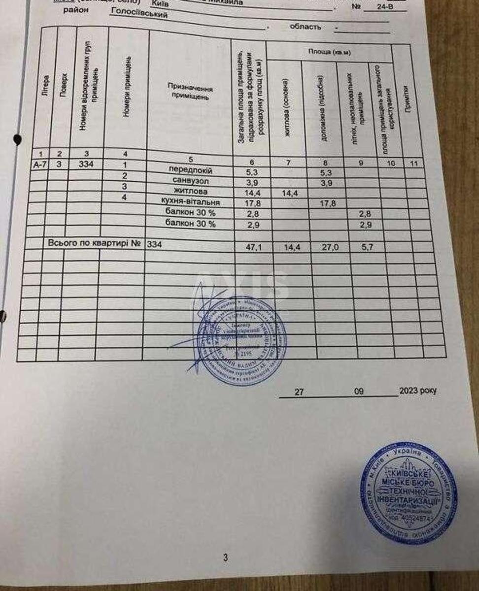 1k apartment vul. Myhajla Maksymovycha 249