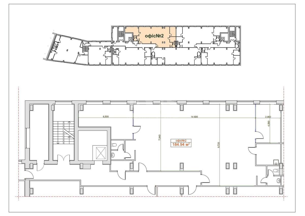Office vul. Glybochyc'ka 14, 192m2594612