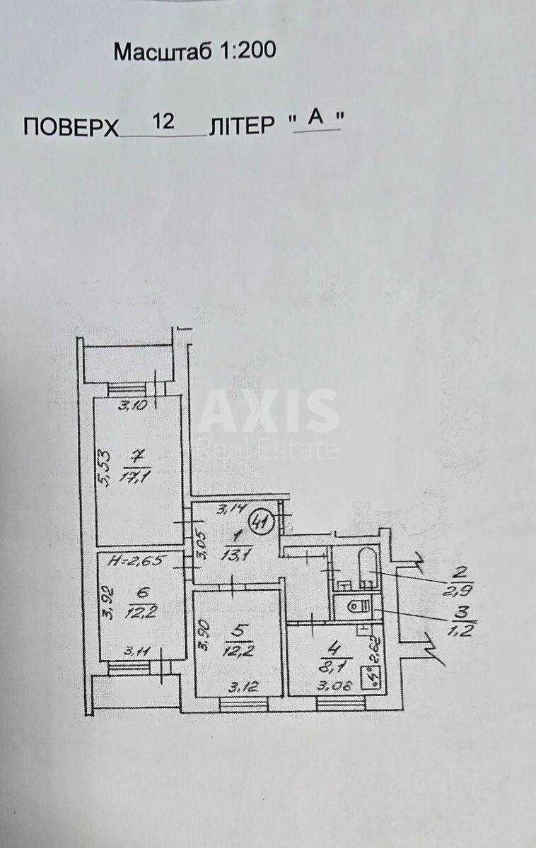 3к квартира ул. Заболотного Академика 1165850119