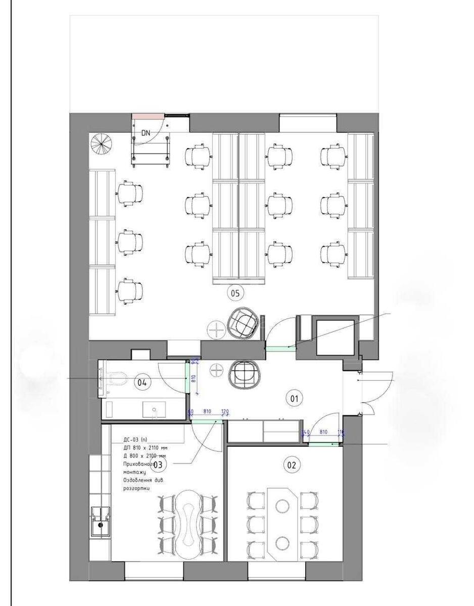 Office vul. Pan'kivs'ka 3, 80m26