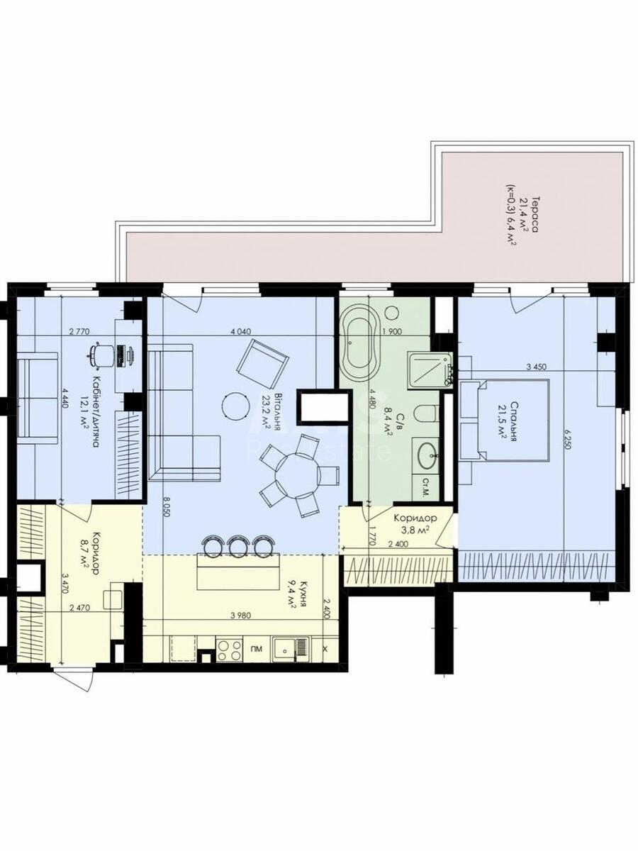 3k apartment vul. Nagirna 18/167