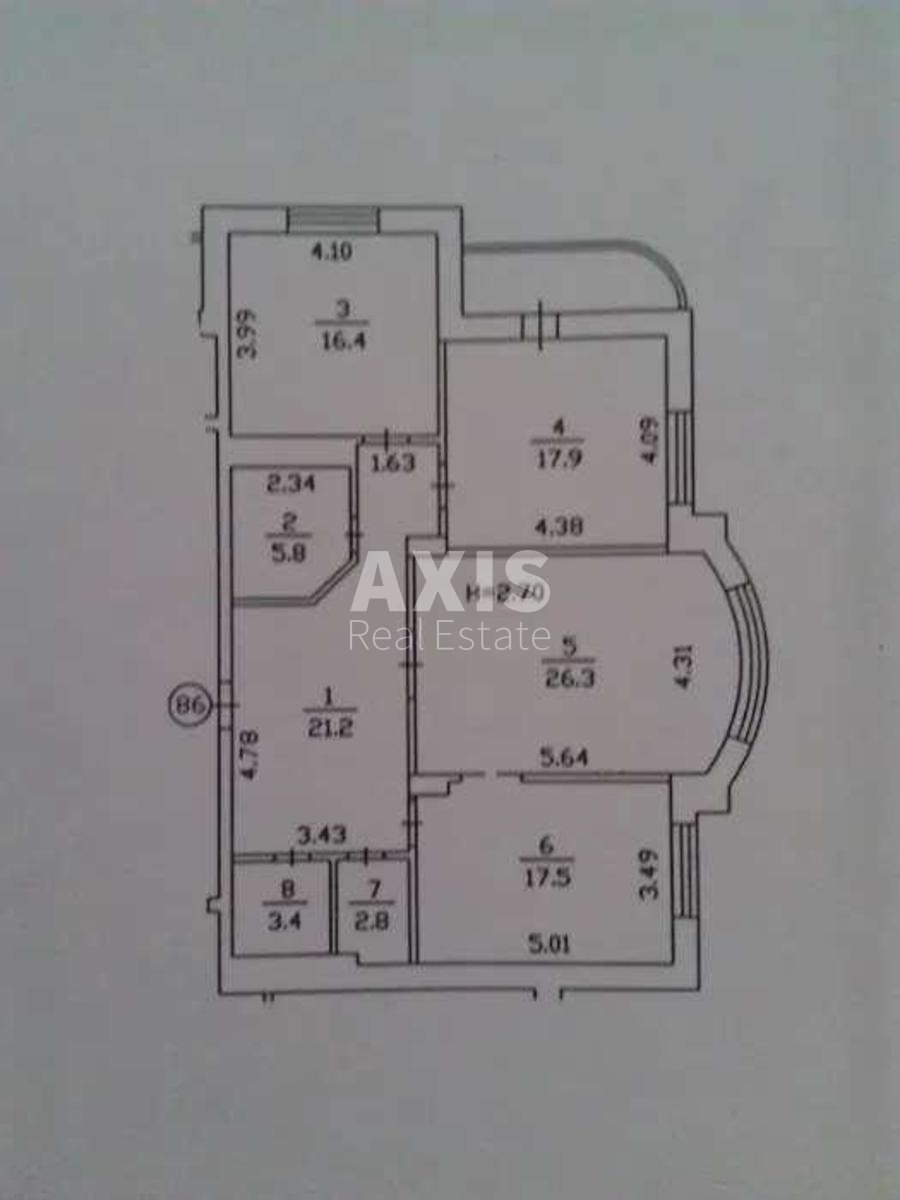 3k apartment vul. Nizhyns'ka 5297008