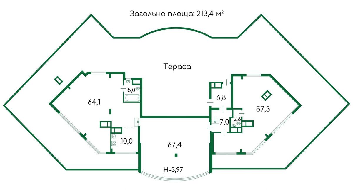 Объект сервиса ул. Мейтуса Композитора 4А, 213м20