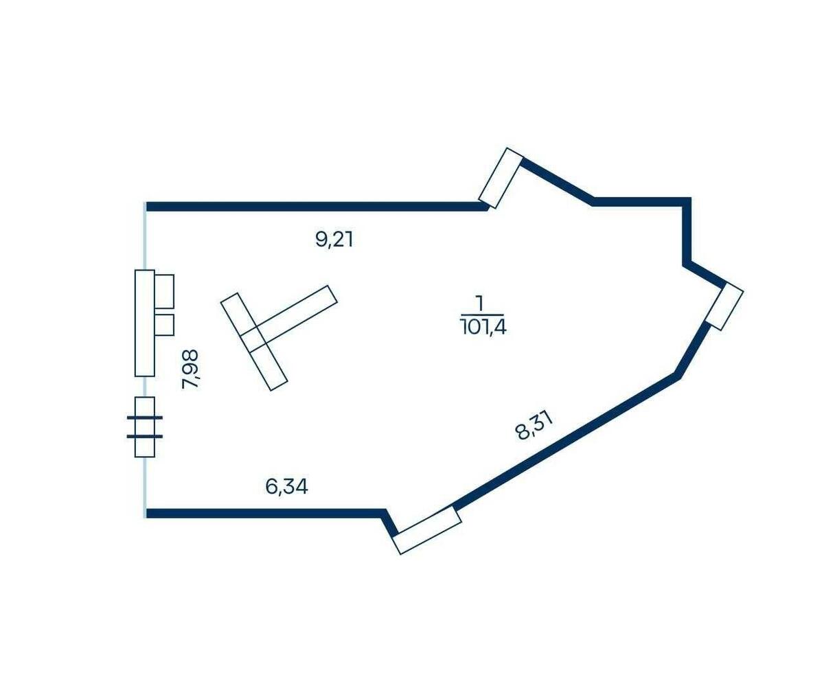 Service object pr-t Peremogy 11, 101m2597191