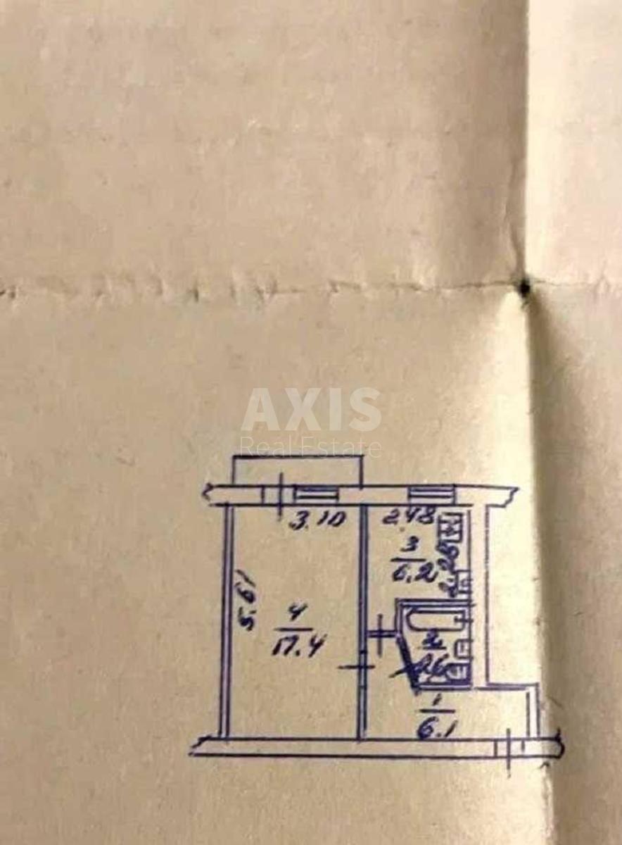 1k apartment vul. Chervonopil's'ka 20/155