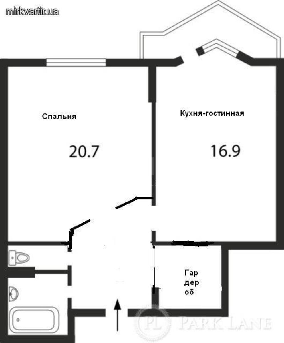 1к квартира ул. Липковского Василия Митрополита 186220311