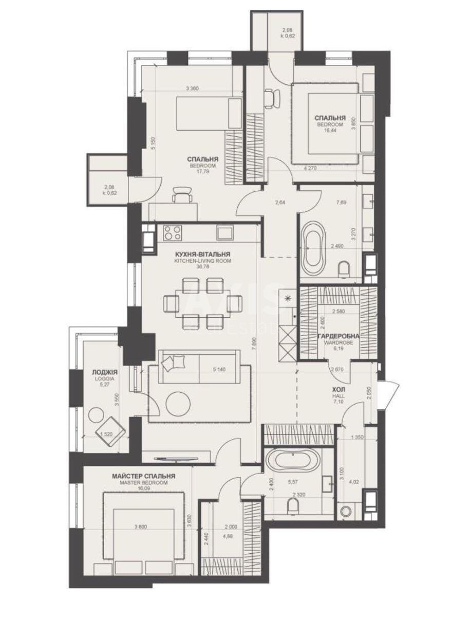 3k apartment vul. Barbjusa Anri 39/2570420