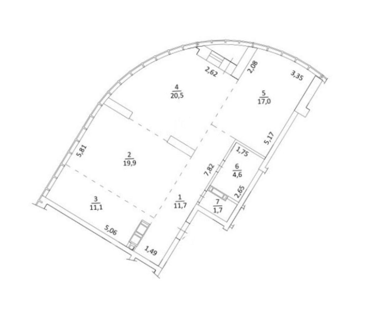 2k apartment bul. Druzhby Narodiv 13А5