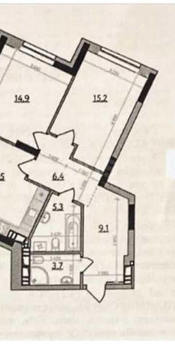 2k apartment vul. Degtjarivs'ka 257