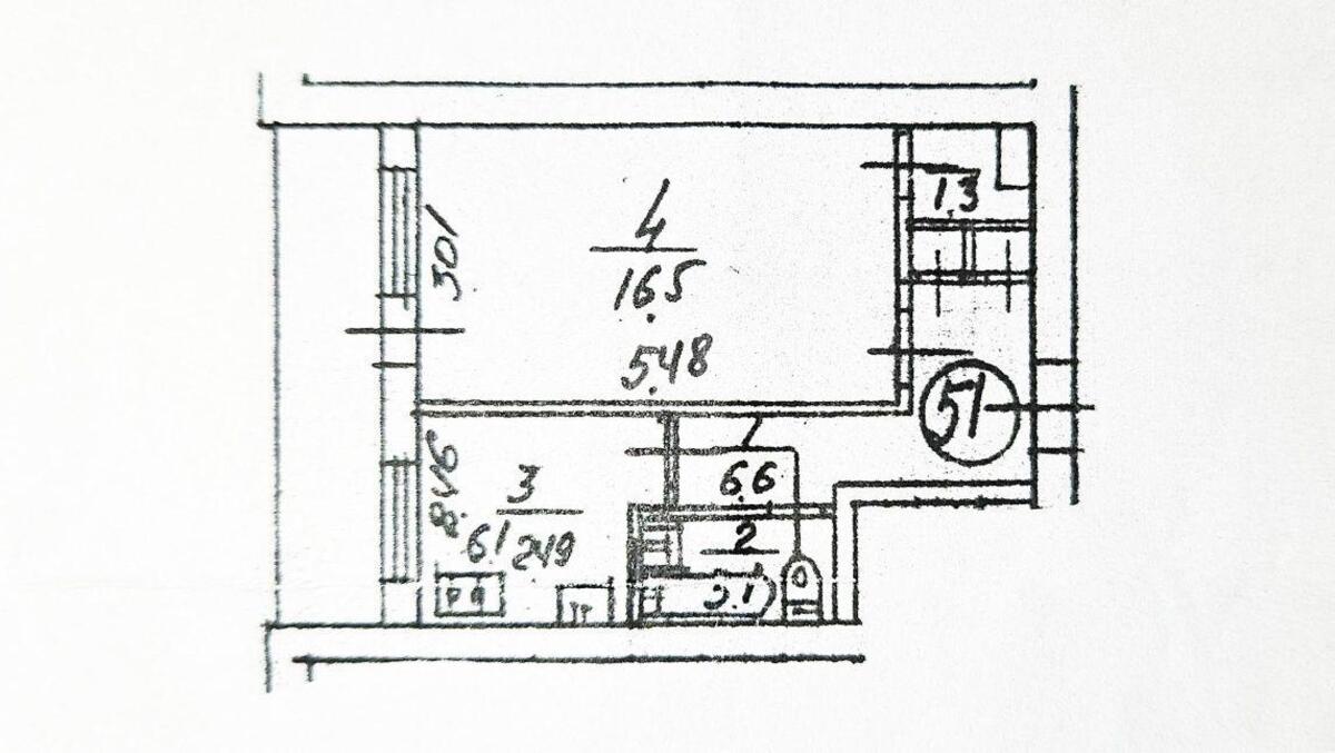 1к квартира ул. Карпинского Академика 105649418