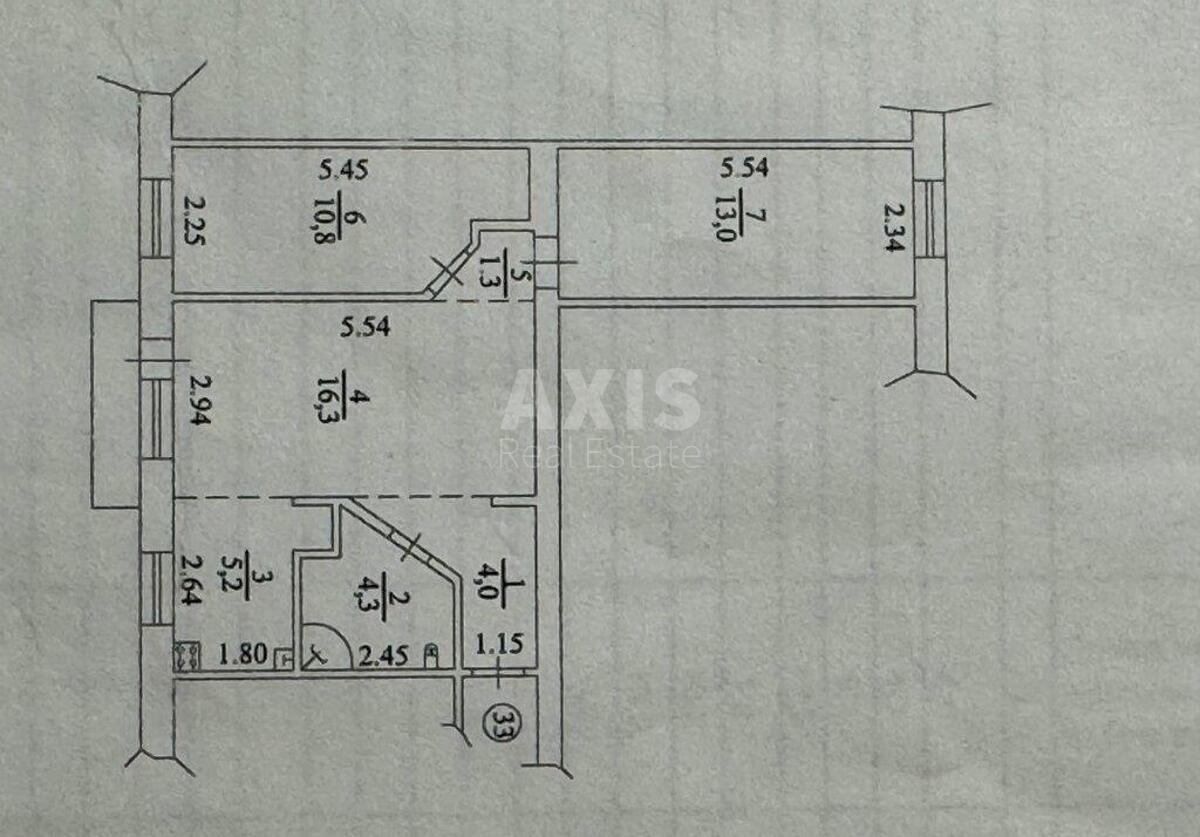 3k apartment vul. Jerevans'ka 136084213