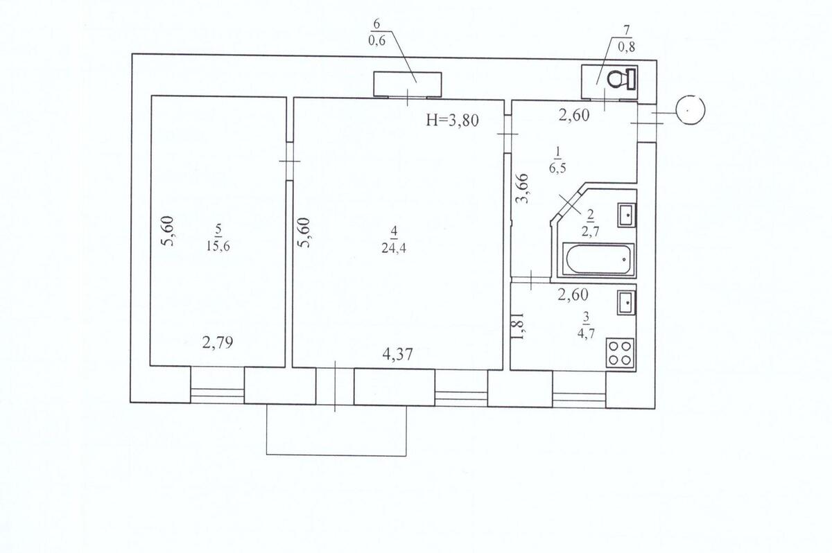 2k apartment vul. Fedorova Ivana 106281418