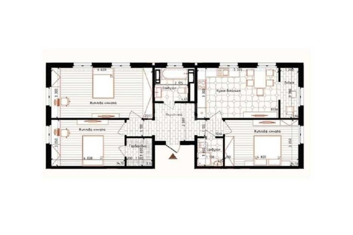 3k apartment vul. Myhajla Maksymovycha 24453825