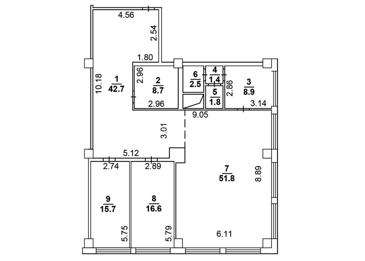 Office vul. Lypkivs'kogo Vasylja Mytropolyta 45, 150m2624233