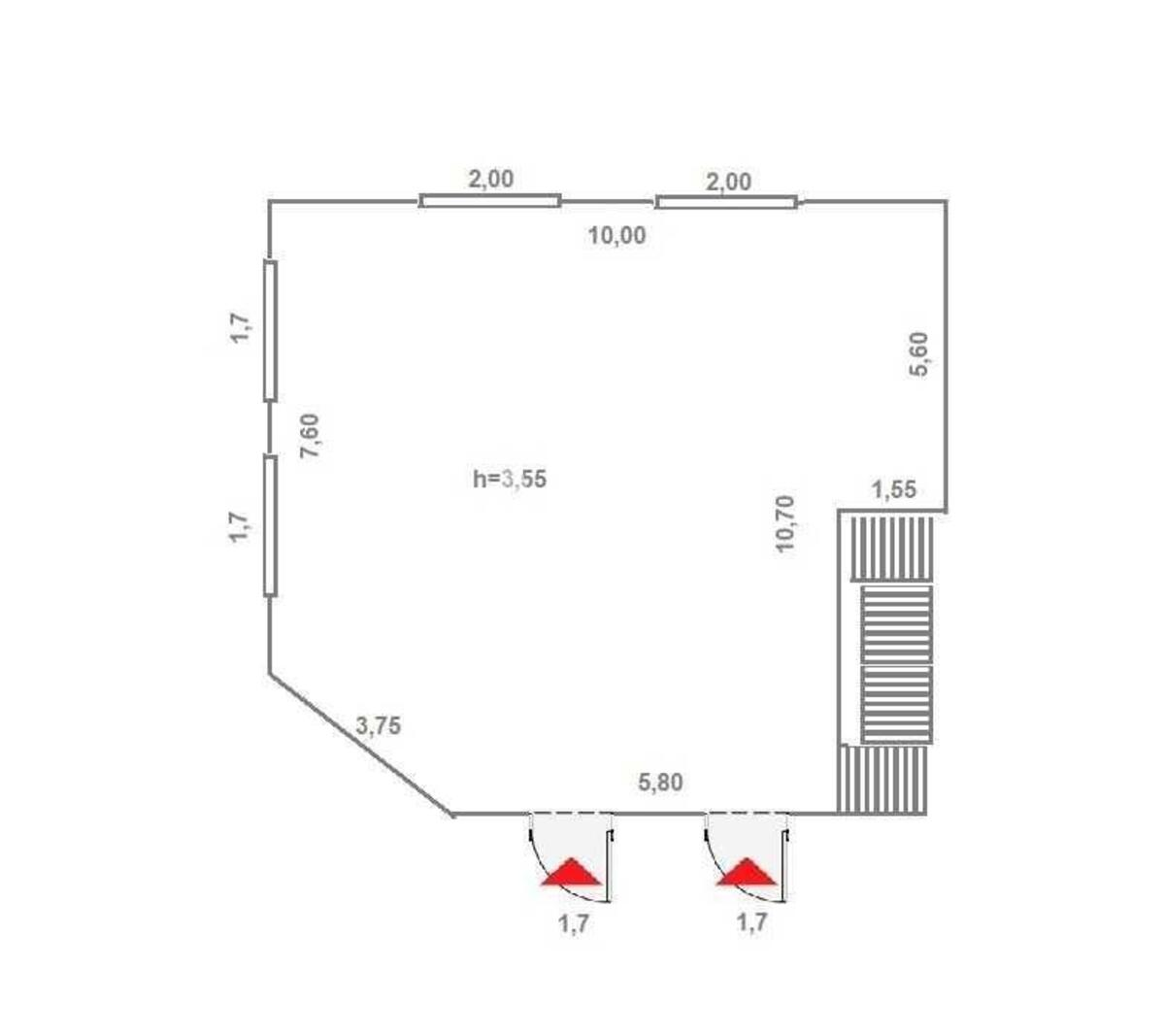 Service object vul. Dragomanova 21, 300m20