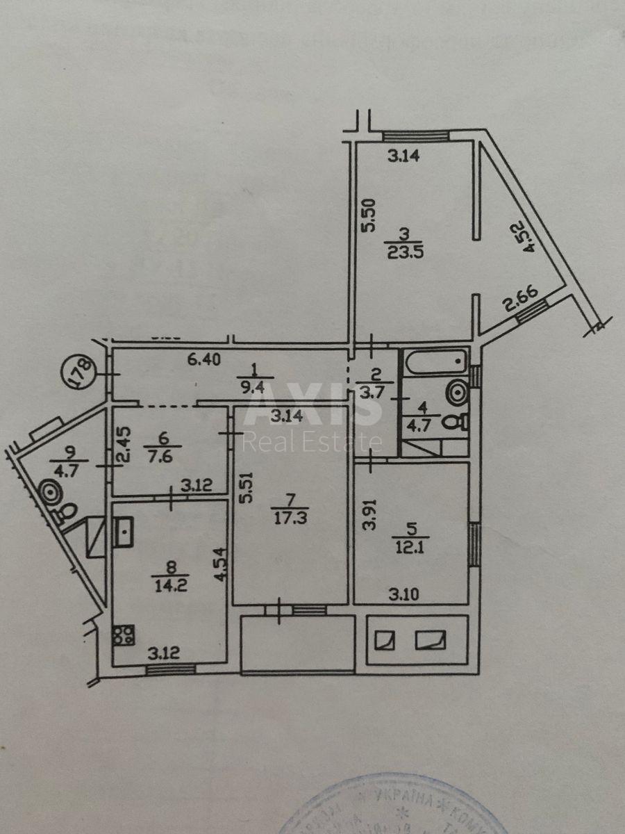 3к квартира пр-т Правды 31А7